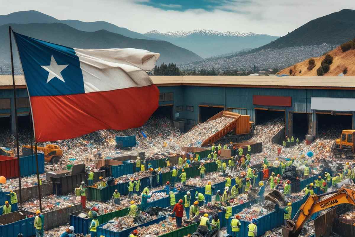 Alejandro Hernández explica el reciclaje en Chile