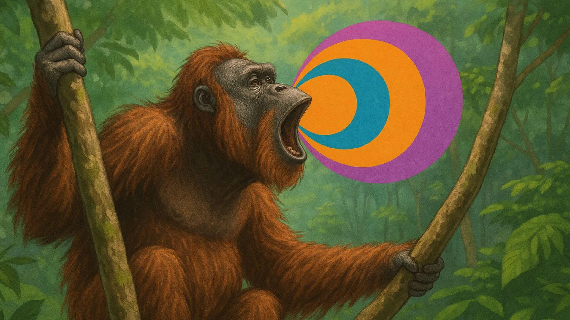 Recursividad de los orangutanes: un nuevo hallazgo científico
